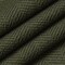 Green Performance Pet Friendly Herringbone Textured Woven Pattern Upholstery Fabric by The Yard - SKU: Ellen Olive